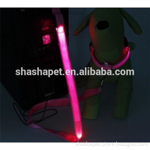 Dog grooming rechargeable dog leash,USB rechargeable led dog lead with dog lead